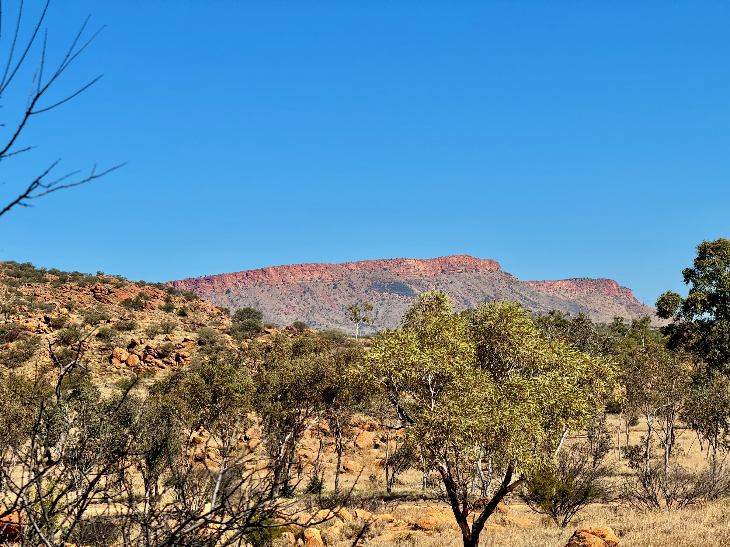 A quiet stretch of the Australian landscape