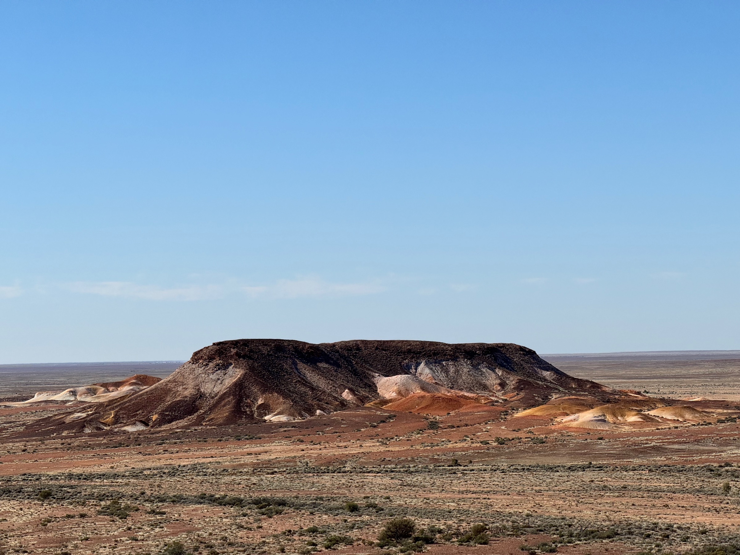 Open country under changing light