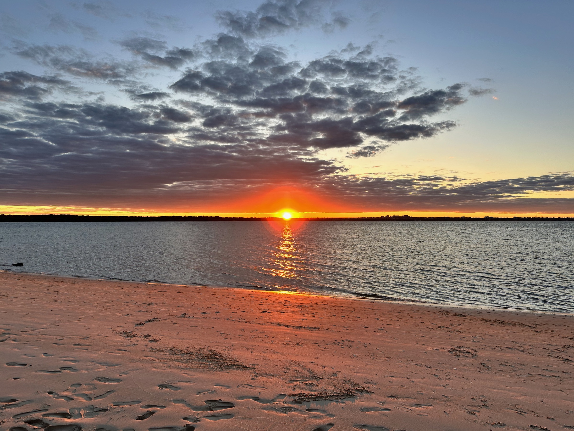The Australian landscape at day's end